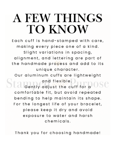 Stamped Bangles